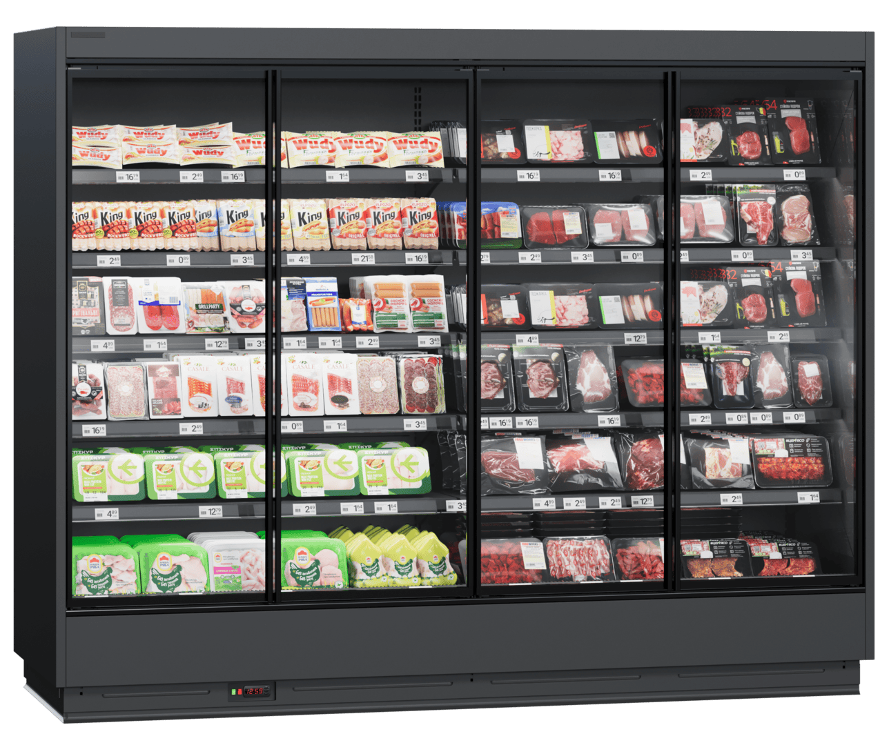 Vitrine frigorifice simple